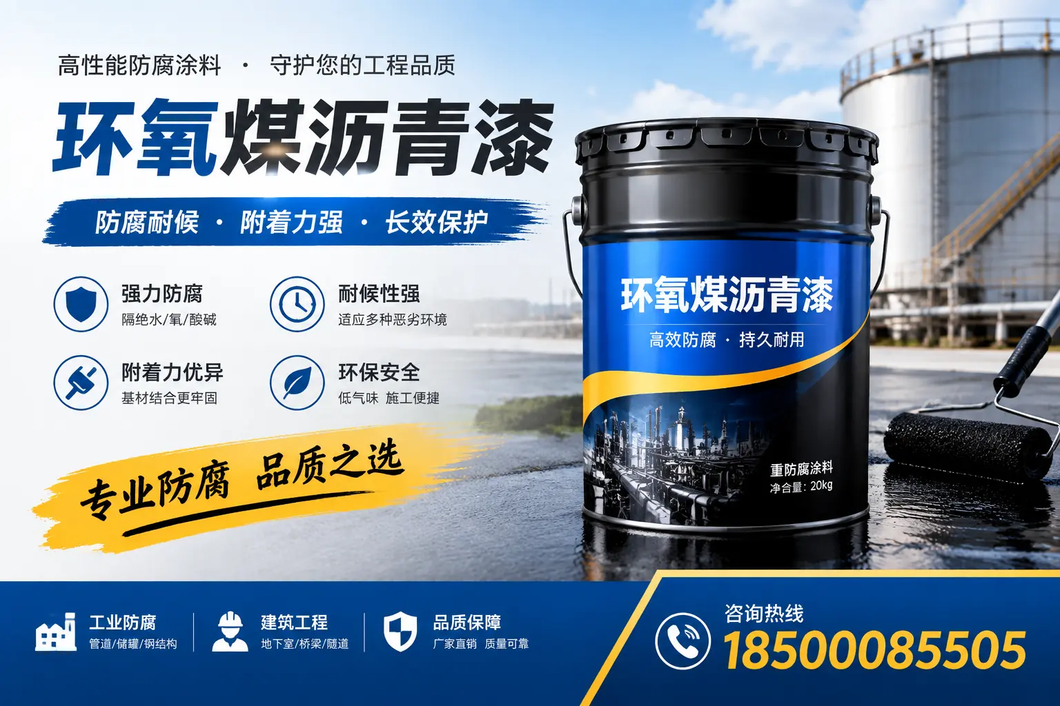 如何选择适合的环氧煤沥青漆？揭阳市场选型指南